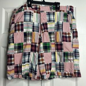 Peter Millar Patchwork Shorts Pockets Golf 40